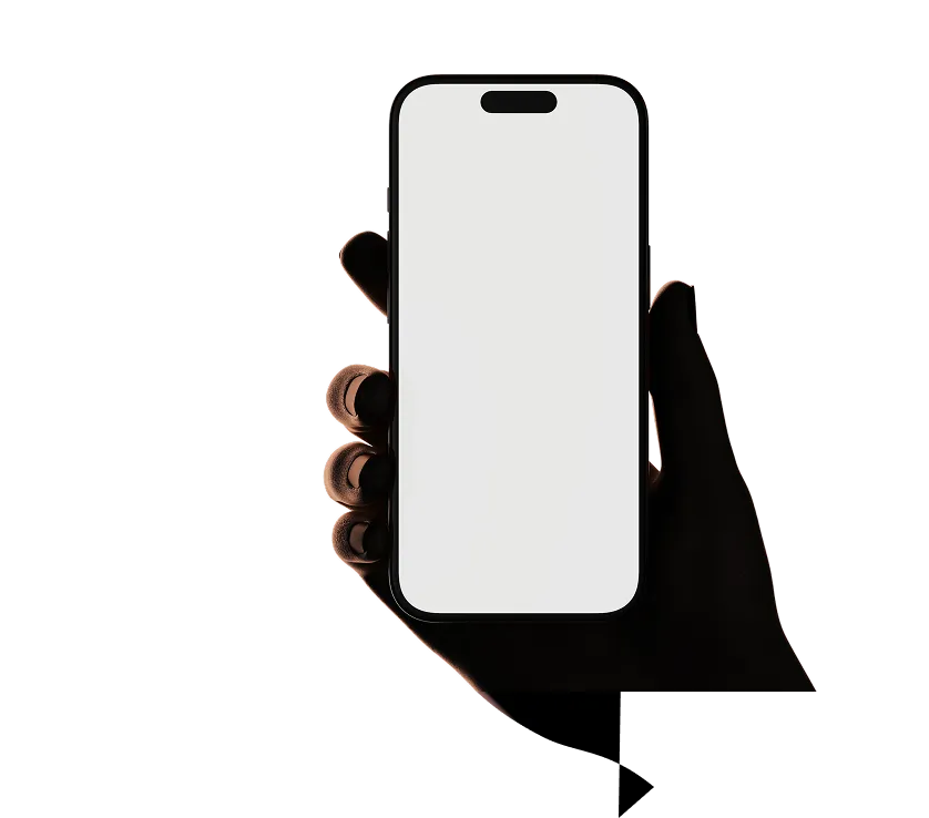 Mano con celular